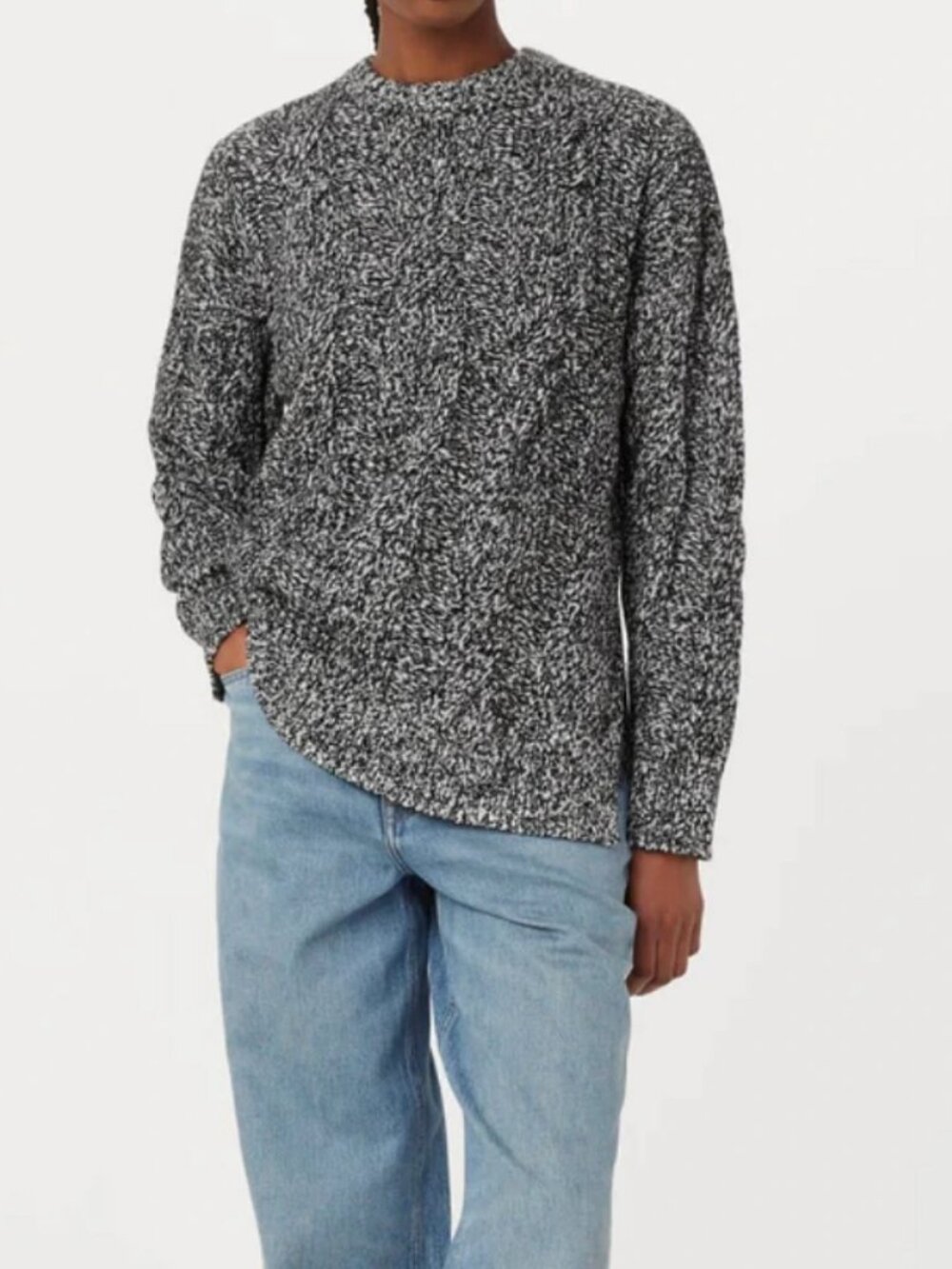 FRANK and OAK women's merino knit sweater size Large MWT